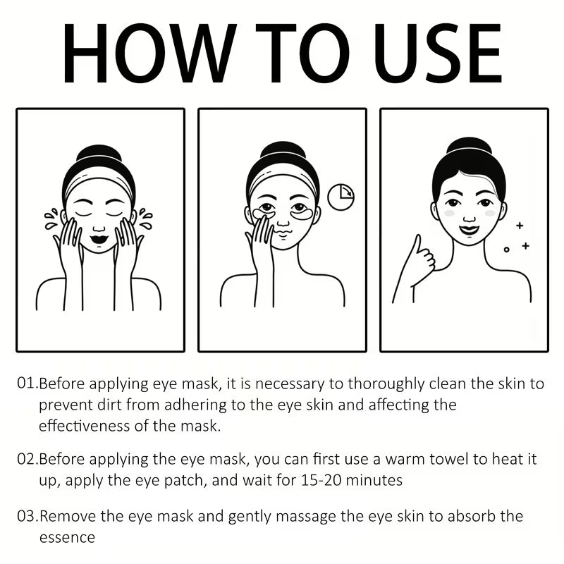 Măști pentru ochi cu Aloe Vera